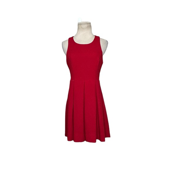 Lulu*s red sleeveless back cut out mini dress size M - Picture 9 of 11